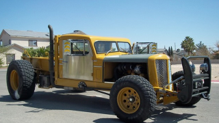 Illustration for article titled Huge Diesel Powered Hot Rod Is Ready For The Apocalypse